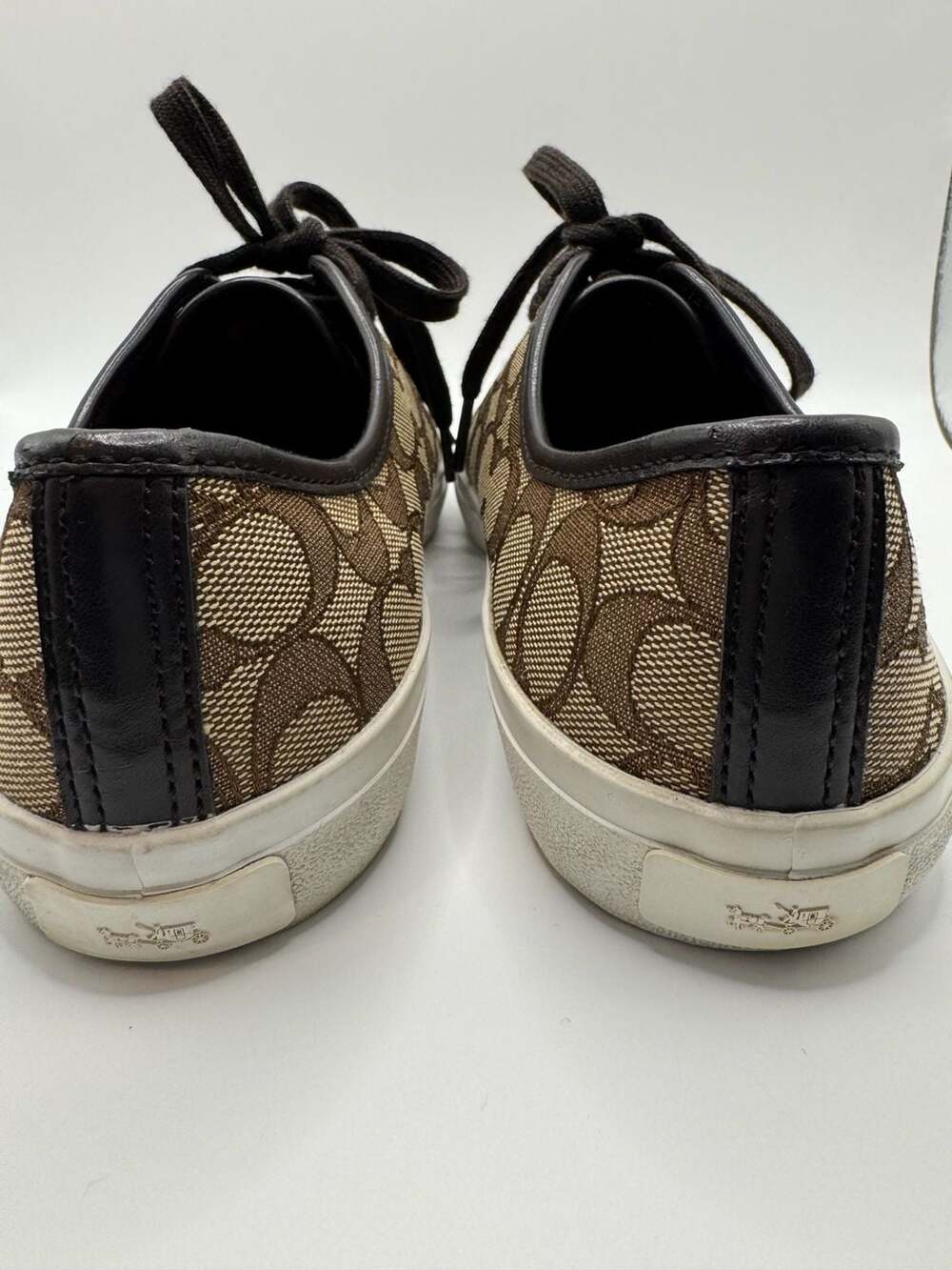 Coach Empire Signature Canvas Low Top Sneakers 9 - Picture 5 of 10